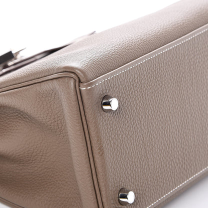 Hermes Togo Kelly Retourne 28 Etoupe 35 of 36