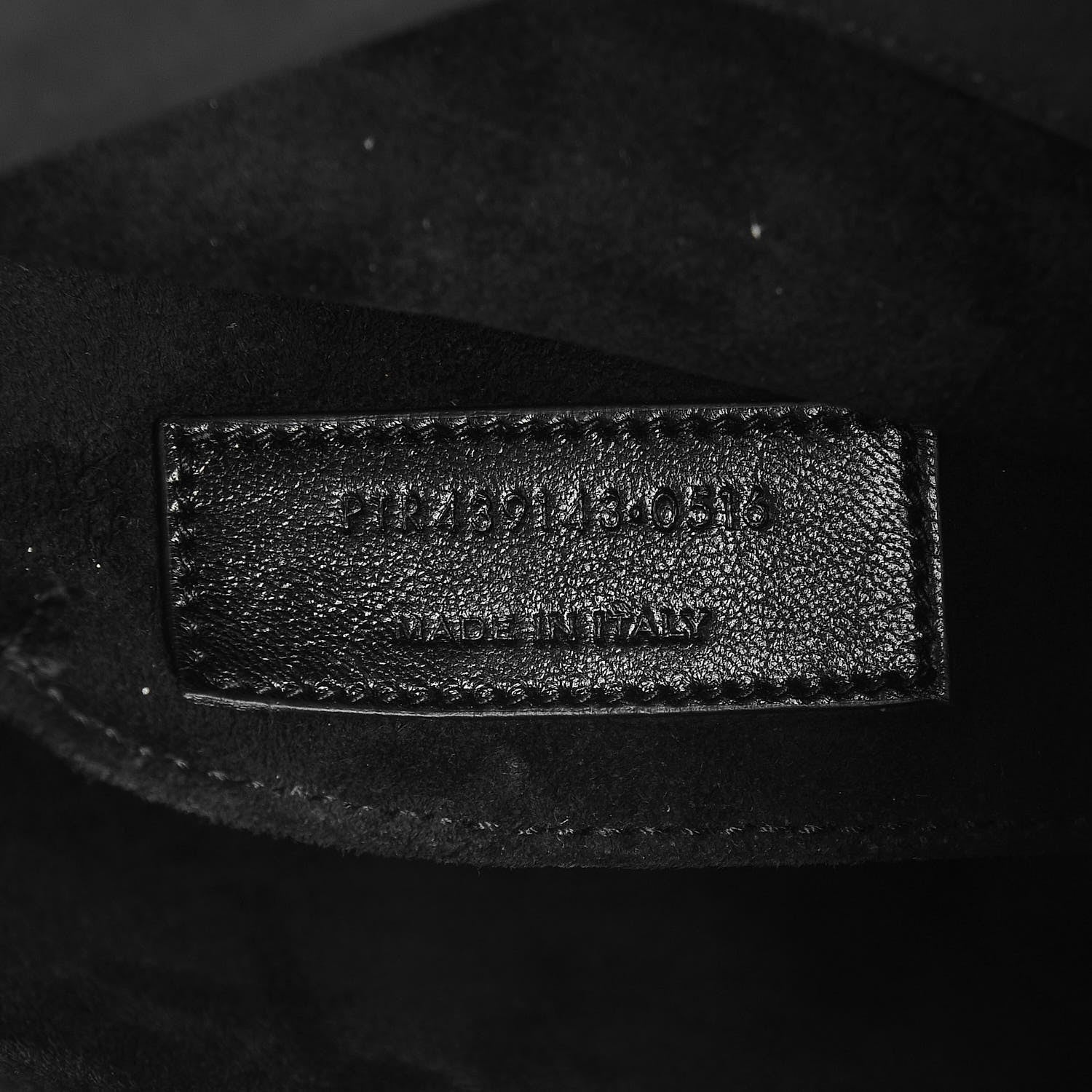 Saint Laurent Suede Y Studs Crossbody Bag Black 7 of 9