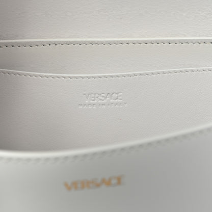 Versace Calfskin Medium Greca Goddess Shoulder Bag White 5 of 7