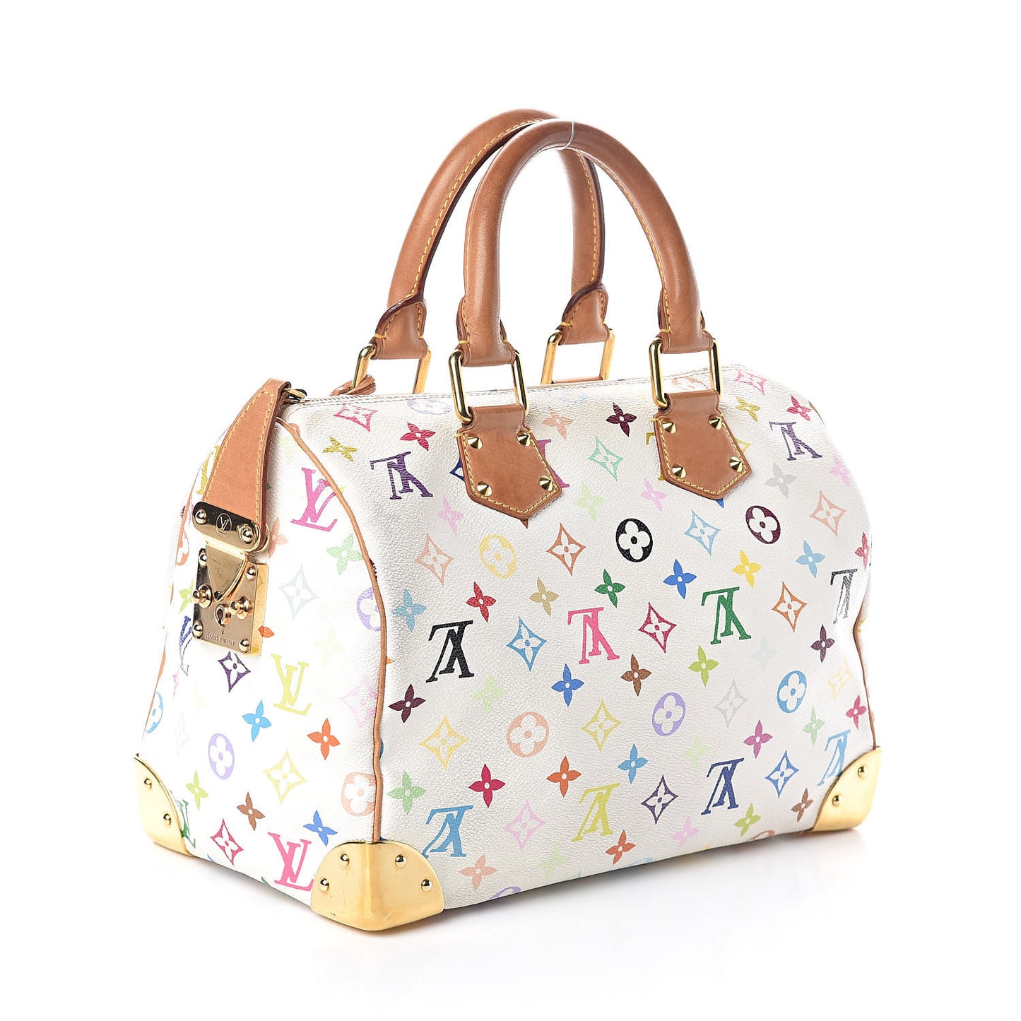 Monogram Multicolor Speedy 30 White