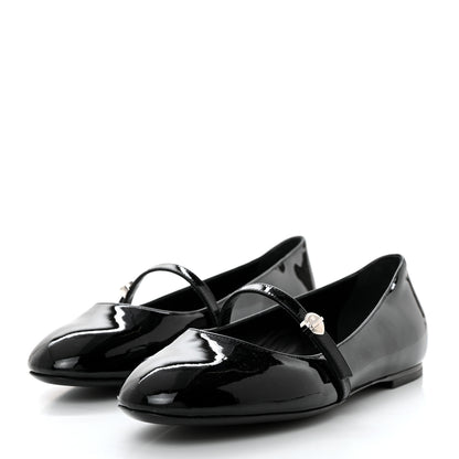 Louis Vuitton Patent Uniformes Ballet Flats 37 Black 3 of 8