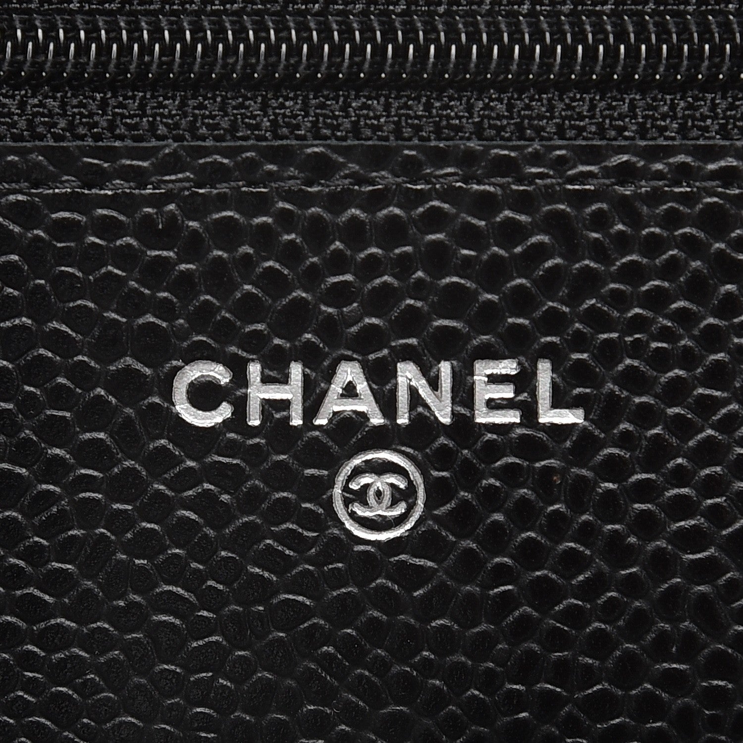 Chanel Caviar Quilted Wallet On Chain WOC Black 6 of 8
