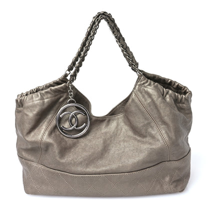 Chanel Baby Coco Cabas Dark Silver 1 of 12