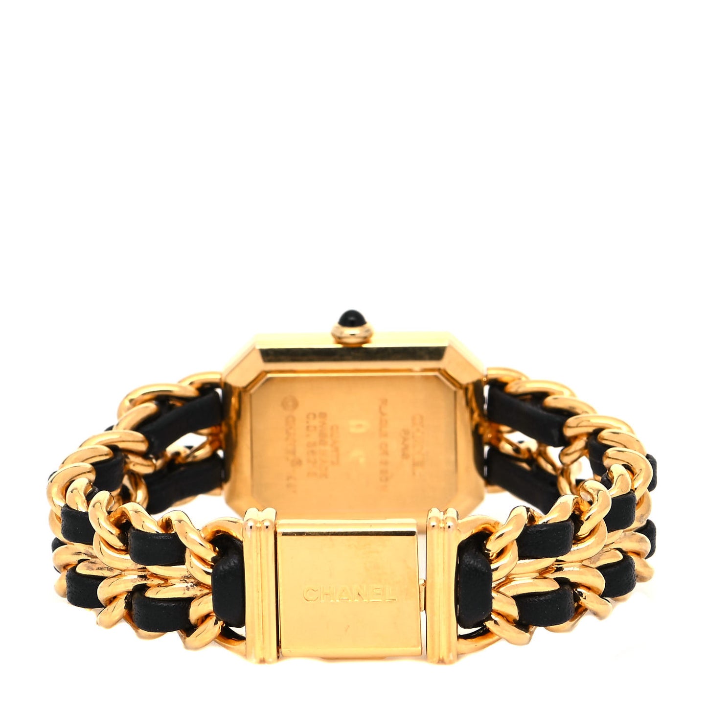 Stainless Steel Lambskin 20mm Chain Premiere Quartz Watch Gold M