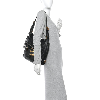 Chloe Calfskin Paddington Hobo Black 2 of 13