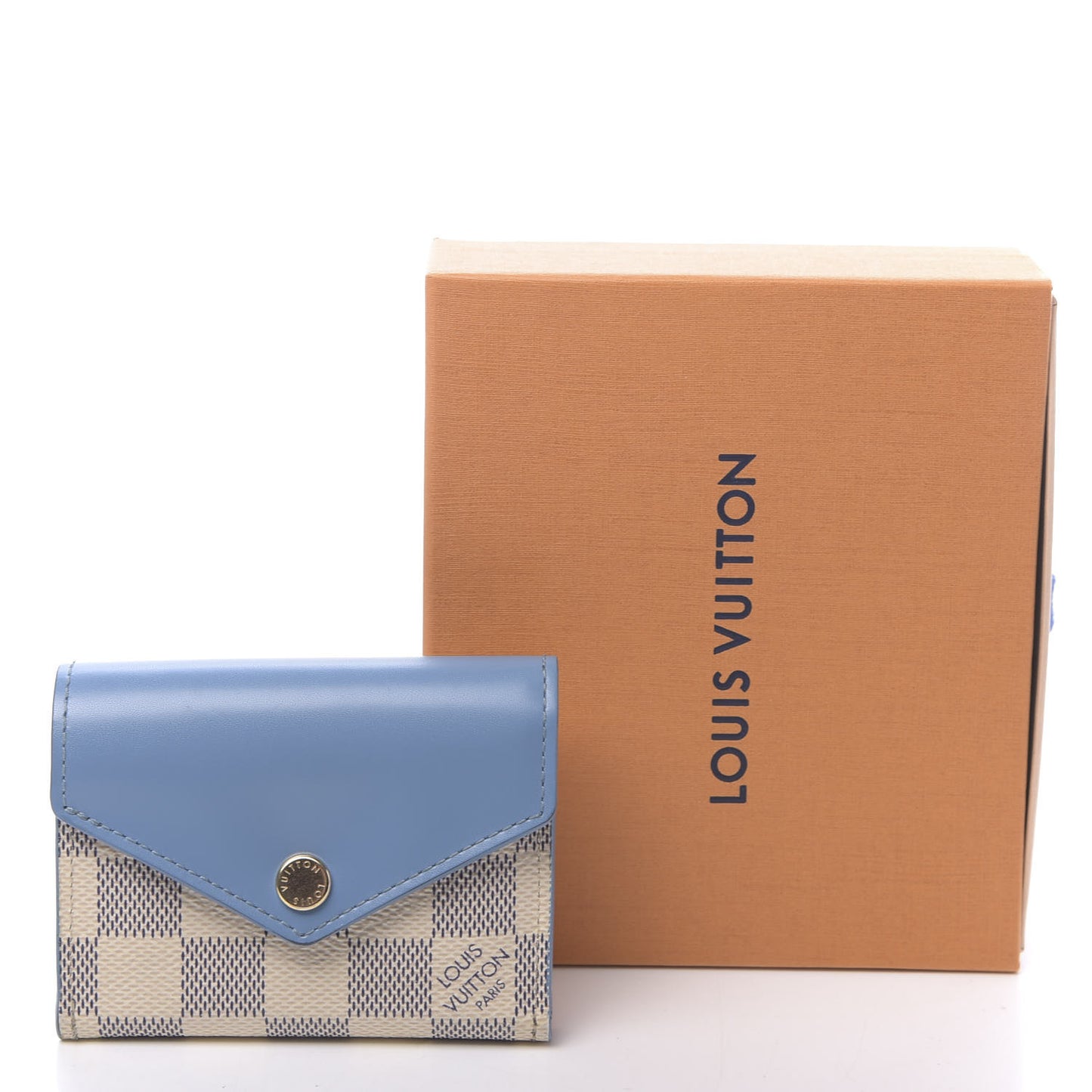 Damier Azur Zoe Wallet Bleuet