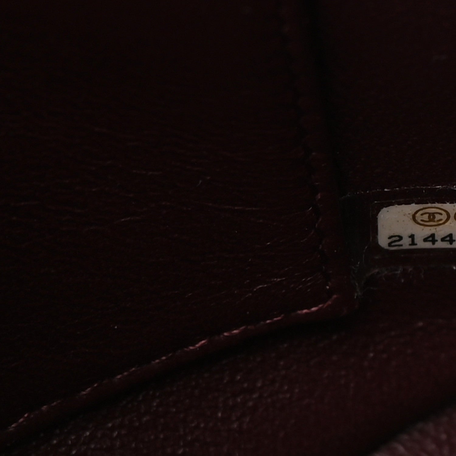 Chanel Lambskin Quilted Jumbo Coco Vintage Flap Burgundy 8 of 22