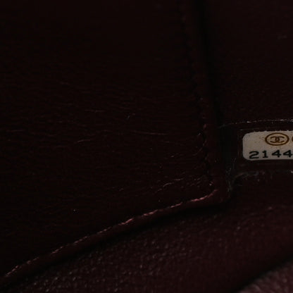 Chanel Lambskin Quilted Jumbo Coco Vintage Flap Burgundy 8 of 22
