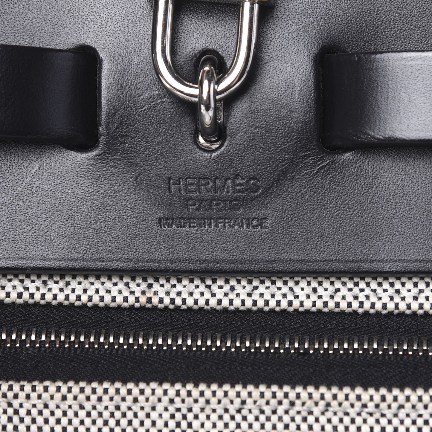 Toile H Berline Vache Hunter Herbag Zip PM 31 Black Ecru