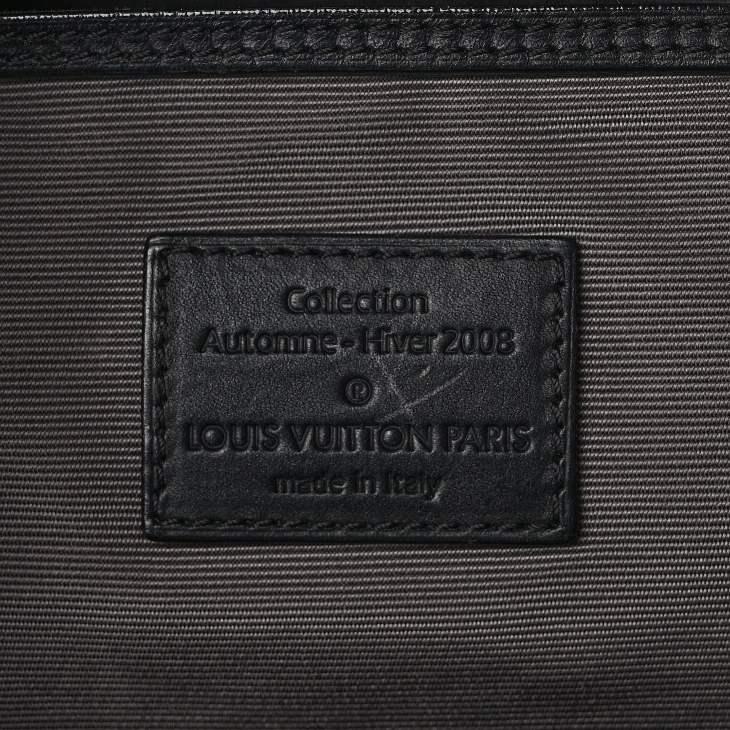 Louis Vuitton Calfskin Embossed Speedy Cube 30 Black 6 of 10