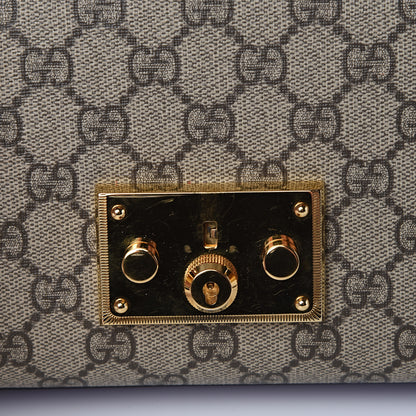 Gucci GG Supreme Monogram Patent Small Padlock Shoulder Bag Multicolor 9 of 15