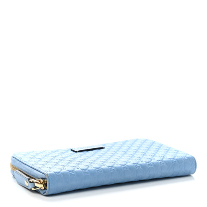 Gucci Microguccissima Zip Around Wallet Mineral Blue 4 of 7