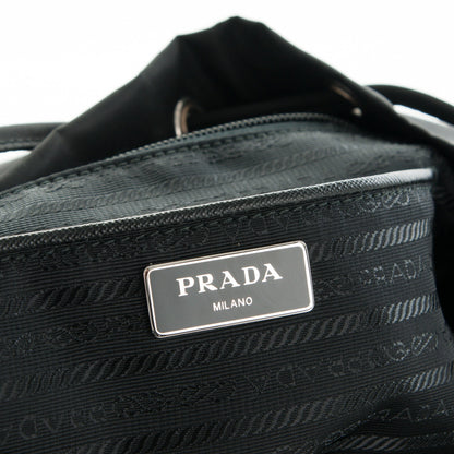 Prada Tessuto Nylon Grommet Backpack Black 5 of 6