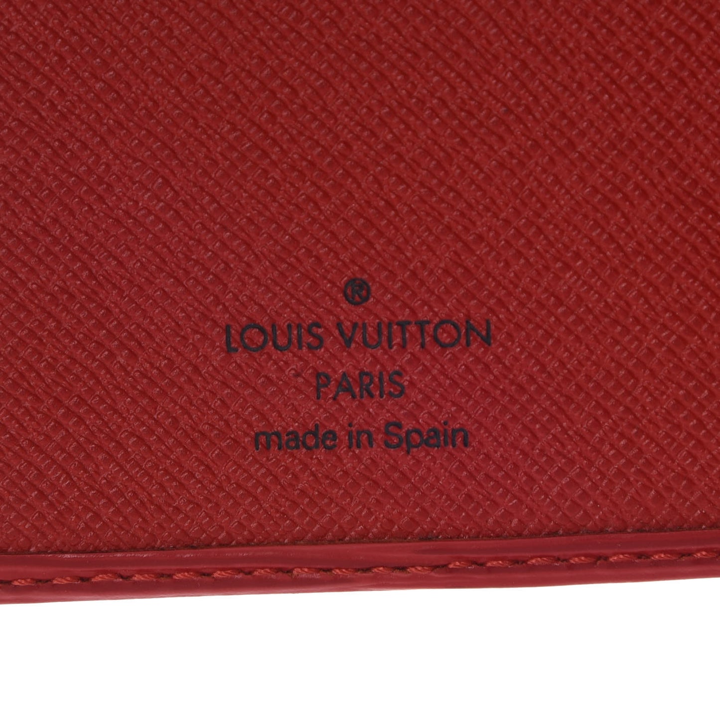 Epi Checkbook Organizer Wallet Castillan Red