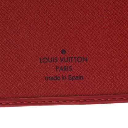 Louis Vuitton Epi Checkbook Organizer Wallet Castillan Red 6 of 6