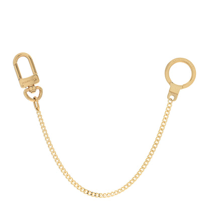 Louis Vuitton Metal Pochette Extender Key Ring Chain Gold 1 of 4