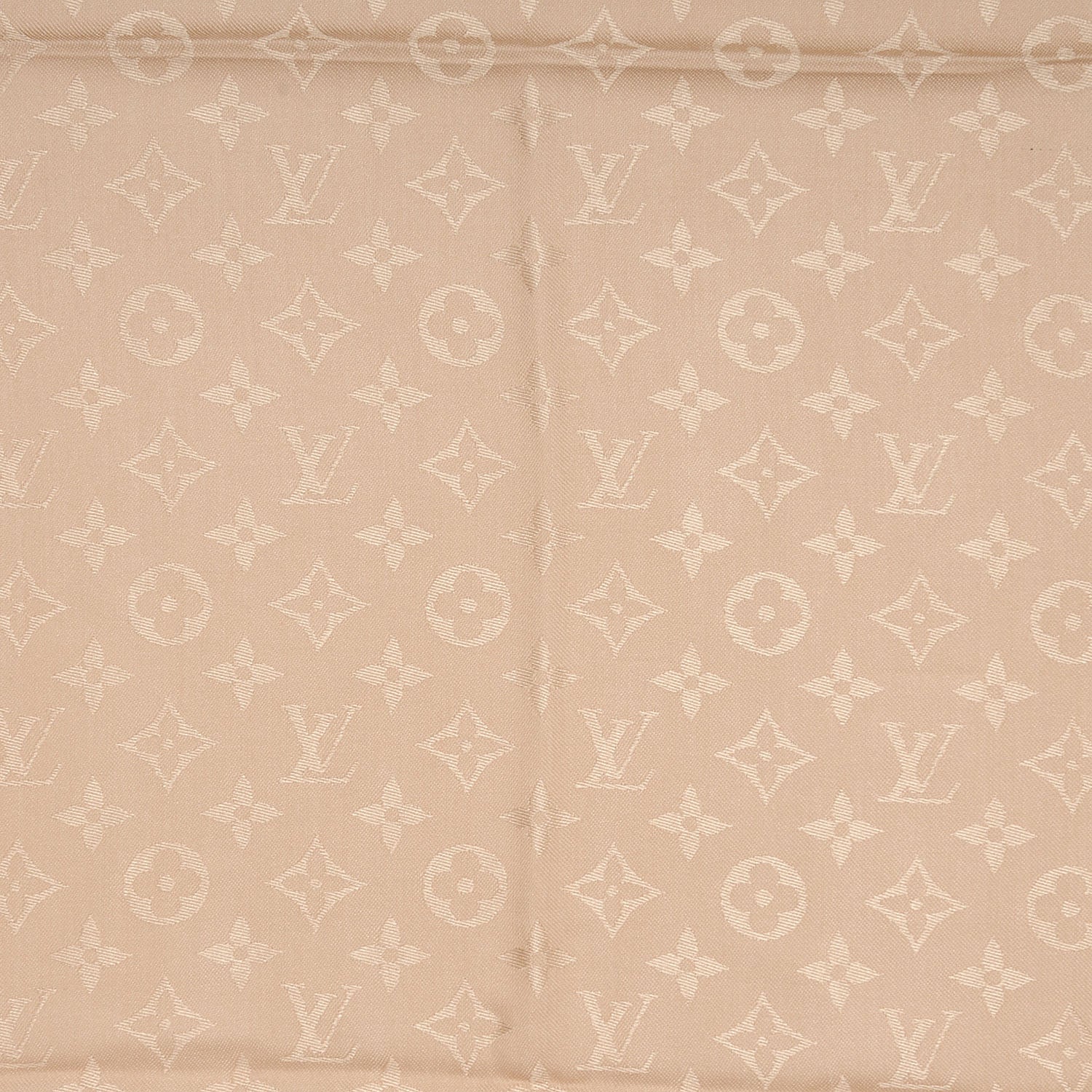 Louis Vuitton Silk Wool Monogram Shawl 4 of 5