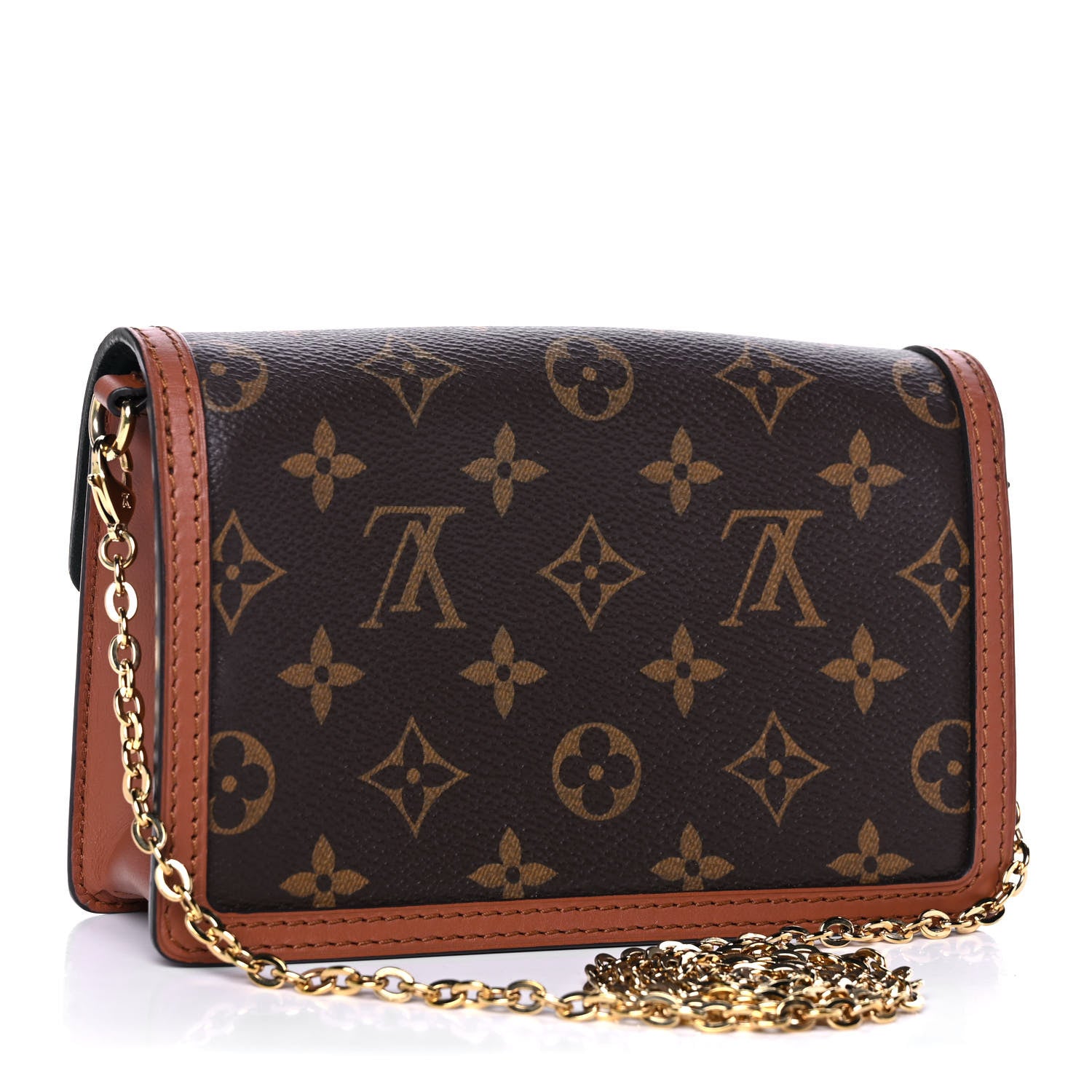 Louis Vuitton Reverse Monogram Dauphine Chain Wallet 3 of 13