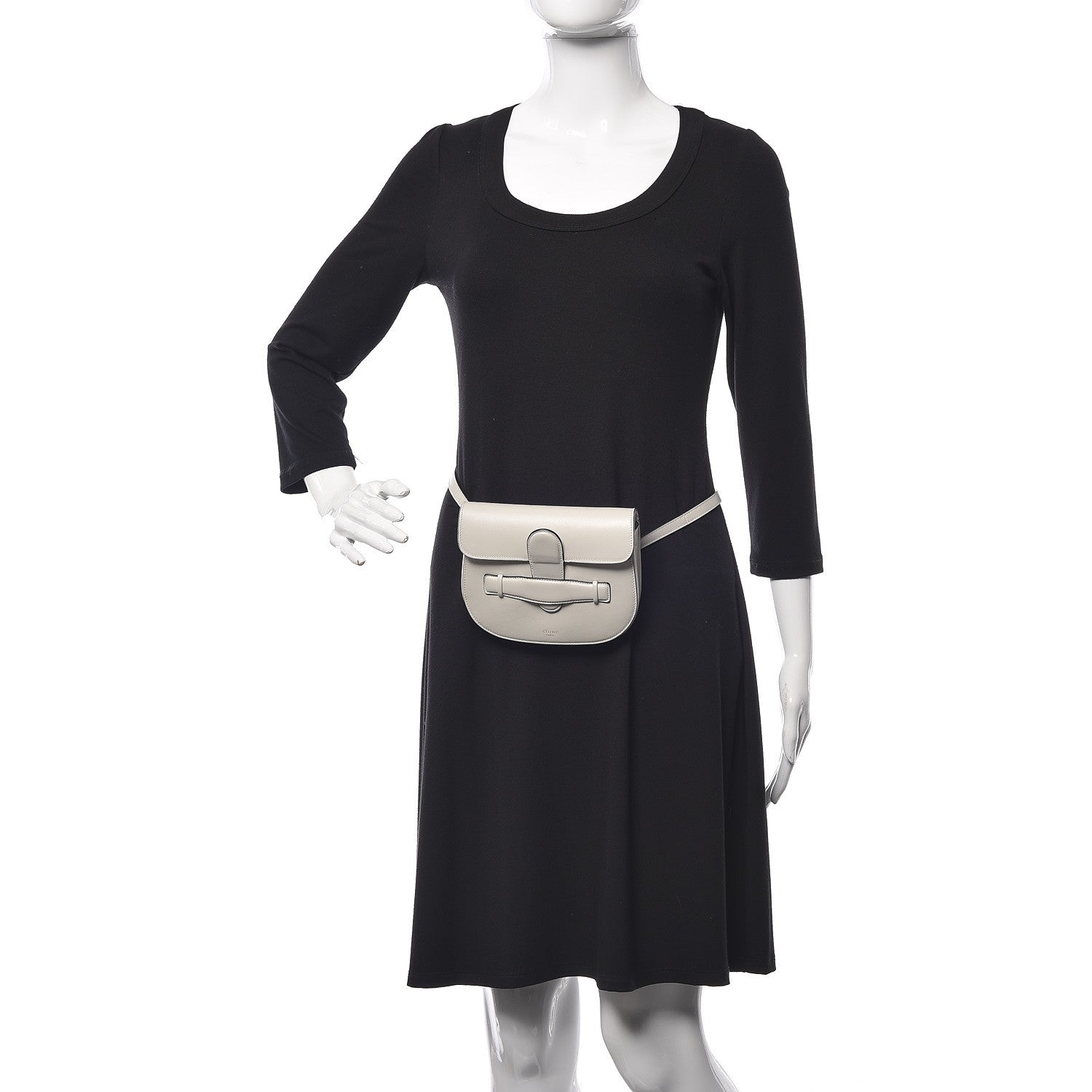 Celine Smooth Calfskin Mini Symmetrical Bag White 3 of 10