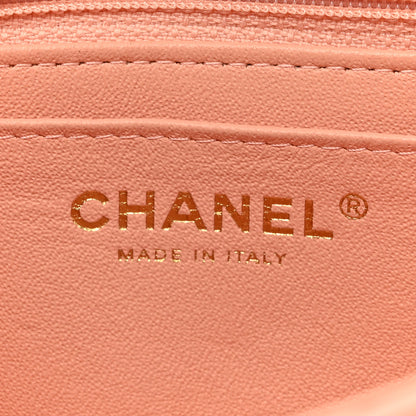 Chanel Lambskin Quilted Mini Rectangular Flap Light Orange 6 of 12