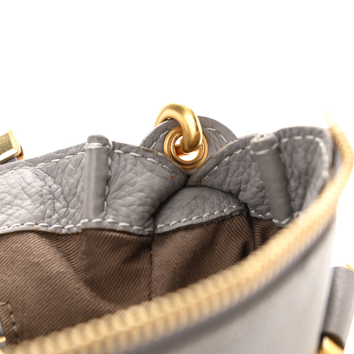 Chloe Calfskin Small Marcie Satchel Cashmere Grey 9 of 16