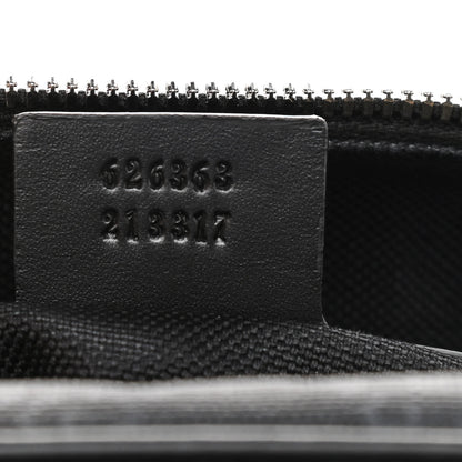 Gucci GG Supreme Monogram Selleria Calfskin Square Messenger Bag Black 7 of 10
