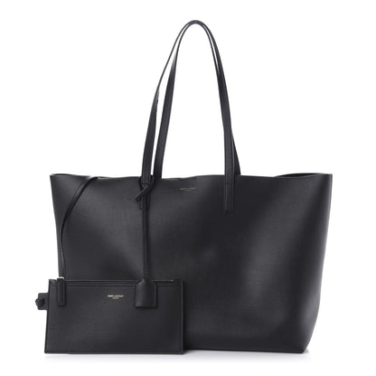 Saint Laurent Calfskin Large Shopping Tote Black 1 of 9