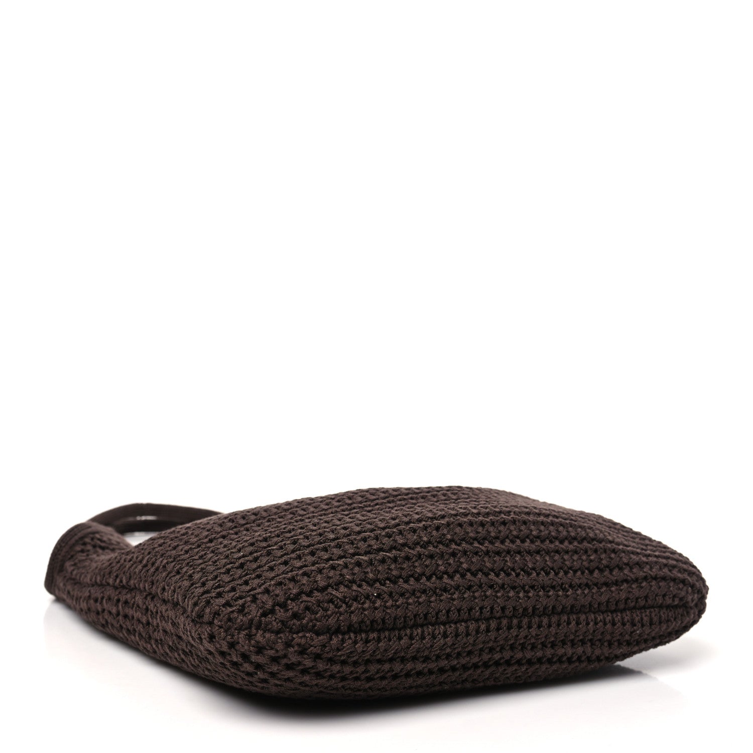 Miu Miu Cotton Crochet Ivy Bag Cacao Talco 4 of 10