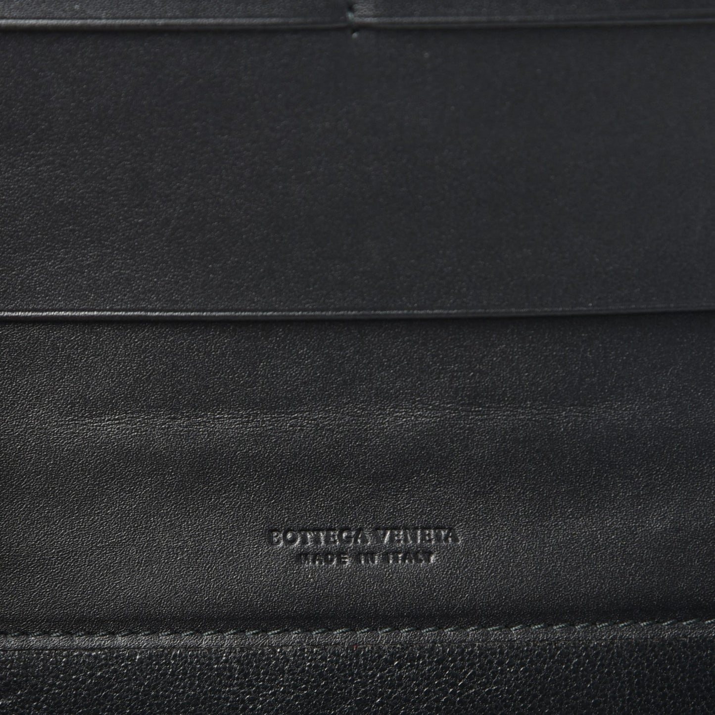 Nappa Intrecciato Flap Wallet Nero Black