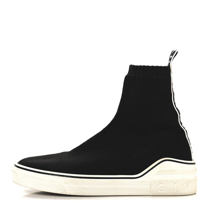 Givenchy Technical Canvas Knit Mens George V Sock Sneakers 40 Black 1 of 7