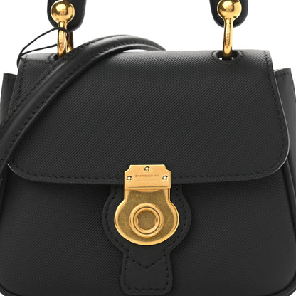 Burberry Trench Calfskin Mini DK88 Top Handle Bag Black 8 of 11