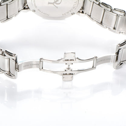 David Yurman Stainless Steel Diamond Bezel Mother of Pearl 38mm Classic Quartz Watch 7 of 8