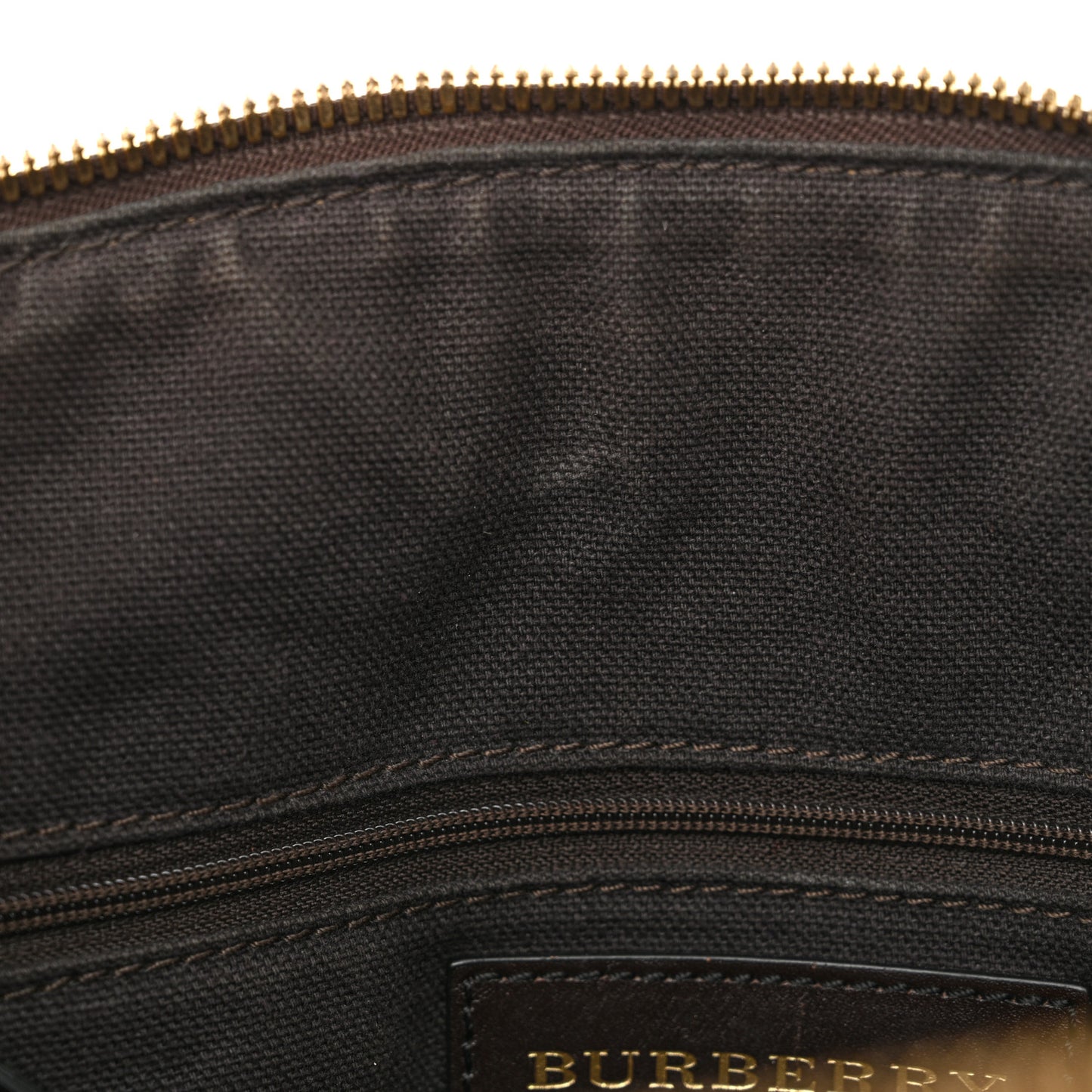 Haymarket Check Small Orchard Bowling Bag Chocolate