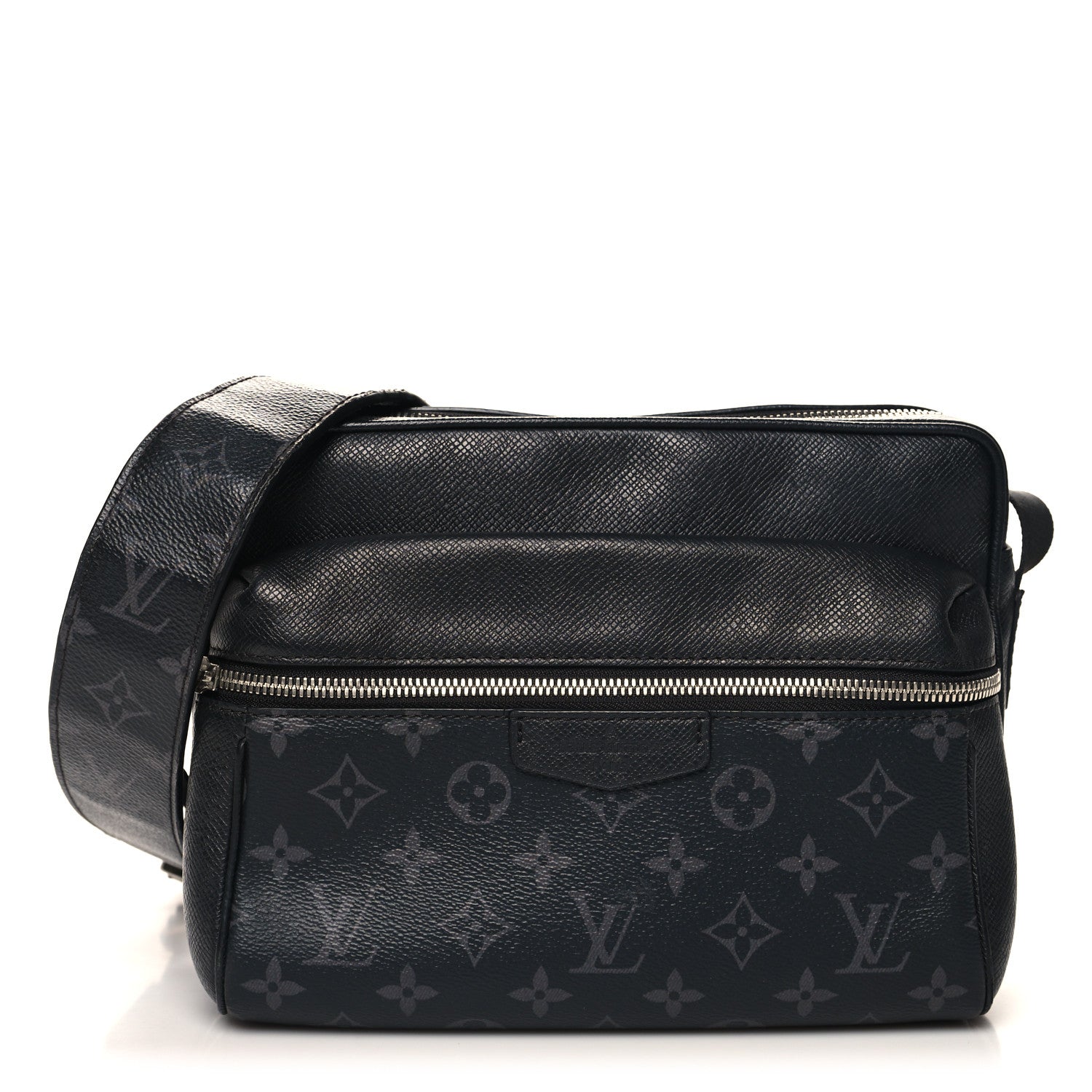 Louis Vuitton Taiga Monogram Eclipse Outdoor Messenger Black 1 of 9