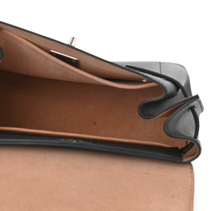 Louis Vuitton Calfskin Lockme Ever BB Black 5 of 11