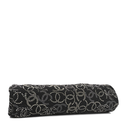 Chanel Tweed Strass Pudong Clutch Black 4 of 10