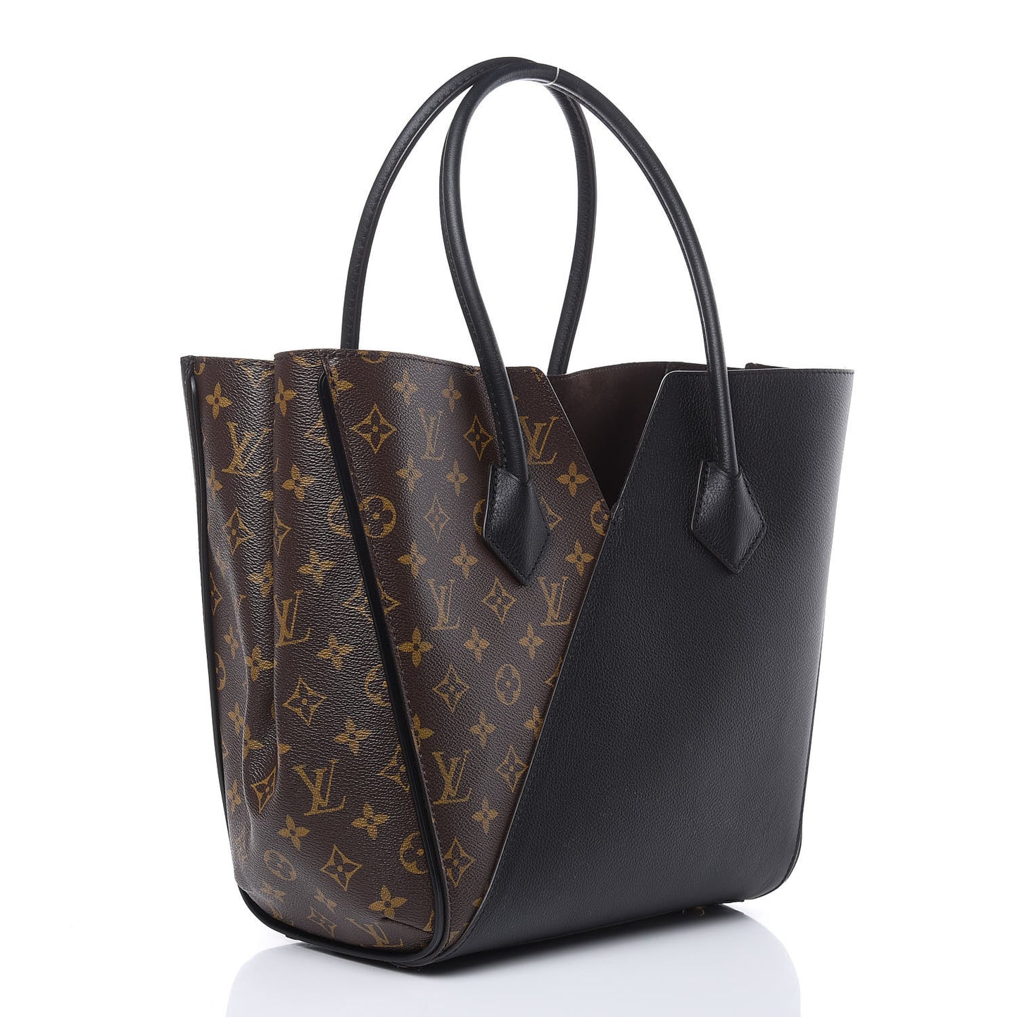 Calfskin Monogram Kimono Tote Black