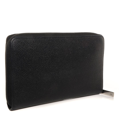 Chanel Caviar CC Timeless Large Zip Around Wallet Black 3 of 9