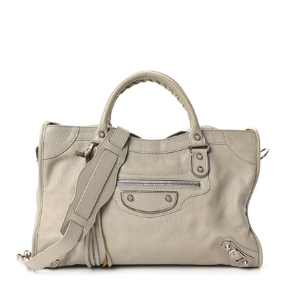 Balenciaga Chevre Gold Metallic Edge Hardware City Gris Glace 1 of 11