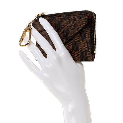 Louis Vuitton Damier Ebene Recto Verso Card Holder Red 2 of 8