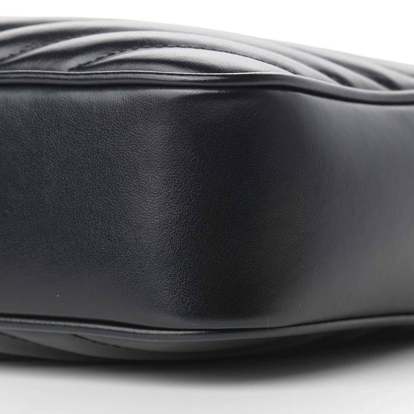 Calfskin Matelasse Monogram Lou Camera Bag Black