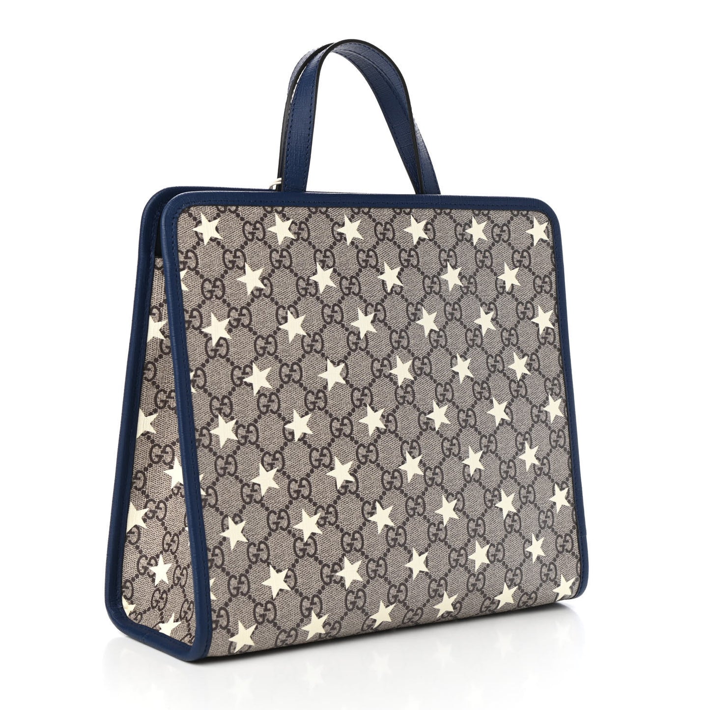 GG Supreme Monogram Stars Childrens Tote Beige Ebony Yellow Royal