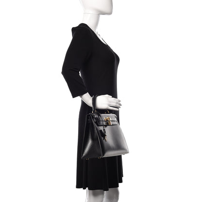 Hermes Box Kelly Sellier 28 Black 2 of 44