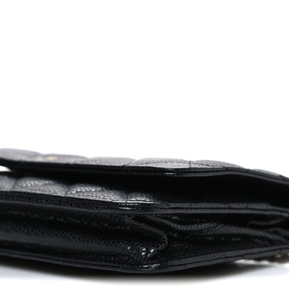 Chanel Caviar Quilted Wallet On Chain WOC Black 11 of 11