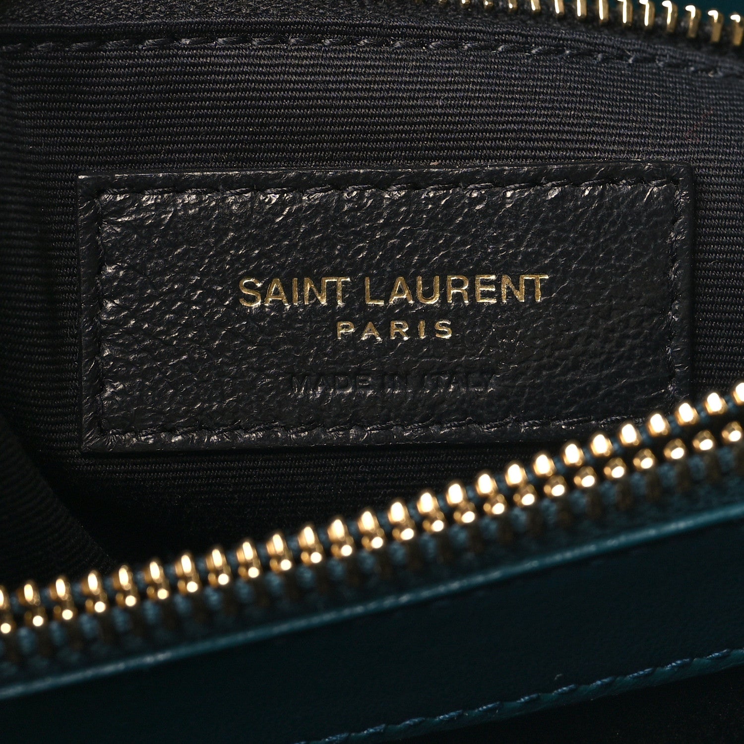 Saint Laurent Calfskin Y Quilted Monogram Medium Loulou Chain Satchel Sea Turquoise 6 of 10
