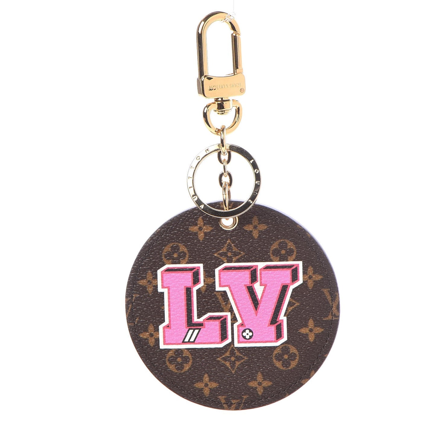 Monogram Stories Bag Charm Key Holder