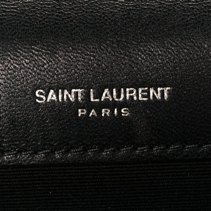 Saint Laurent Lambskin Quilted Kate Clutch Black 6 of 9