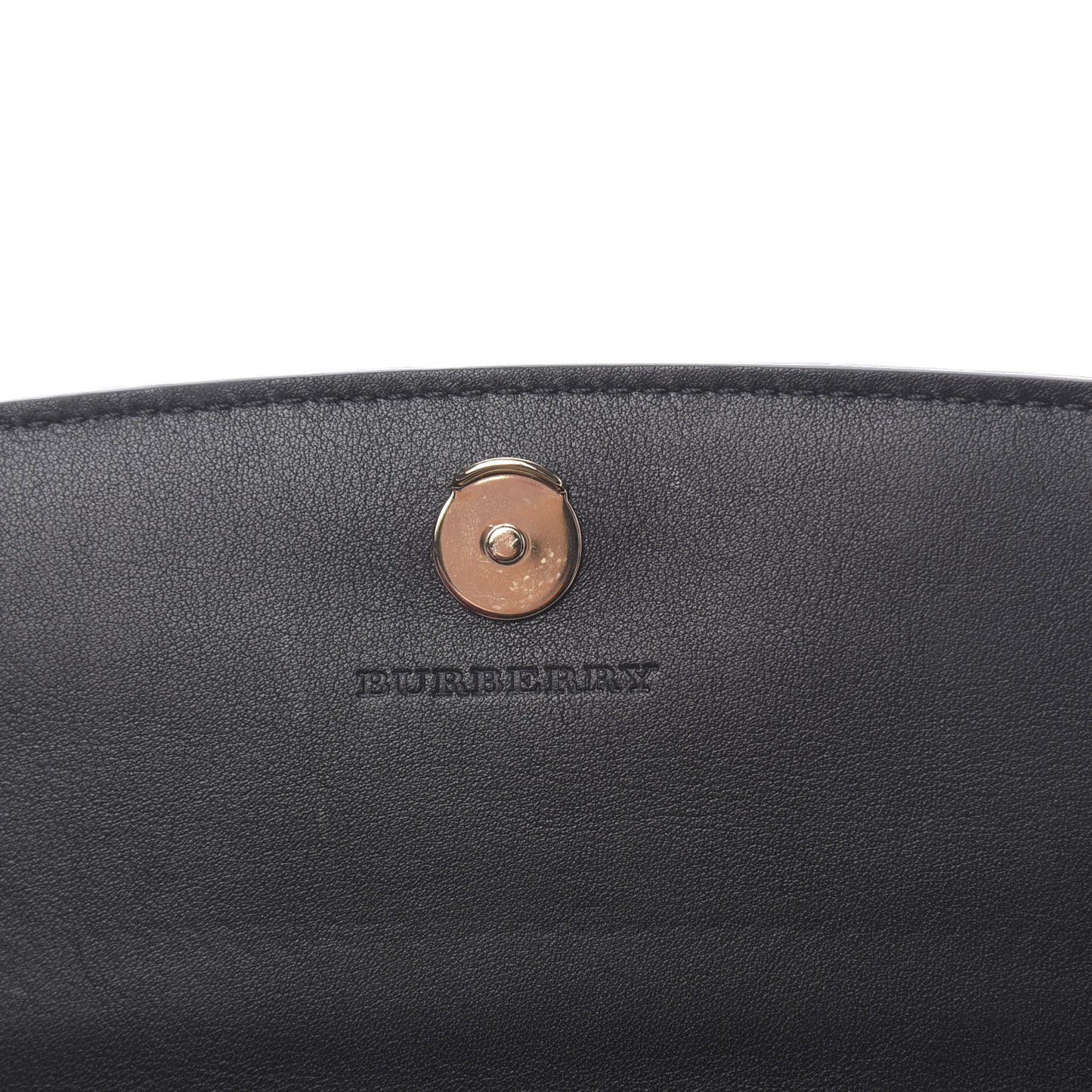Calfskin House Check Henley Wallet On Chain Black