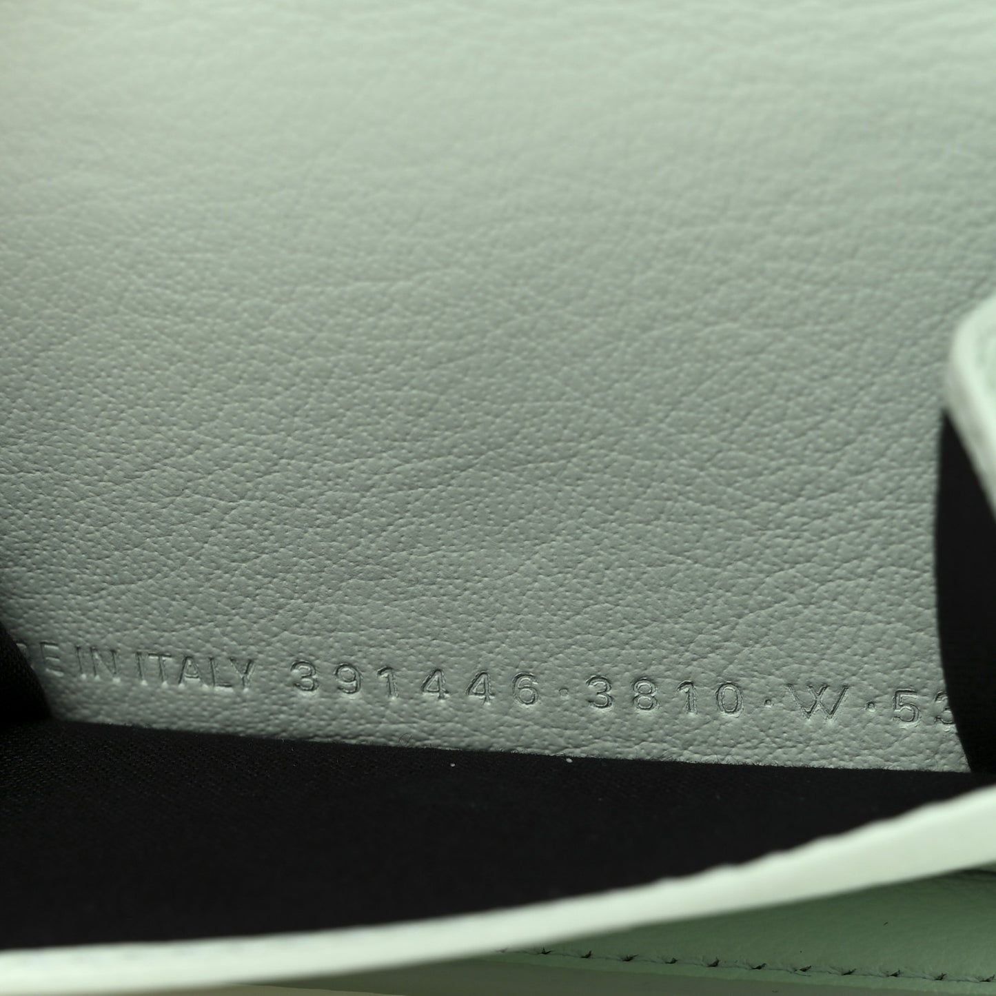 Smooth Calfskin Mini Papier Wallet Light Mint