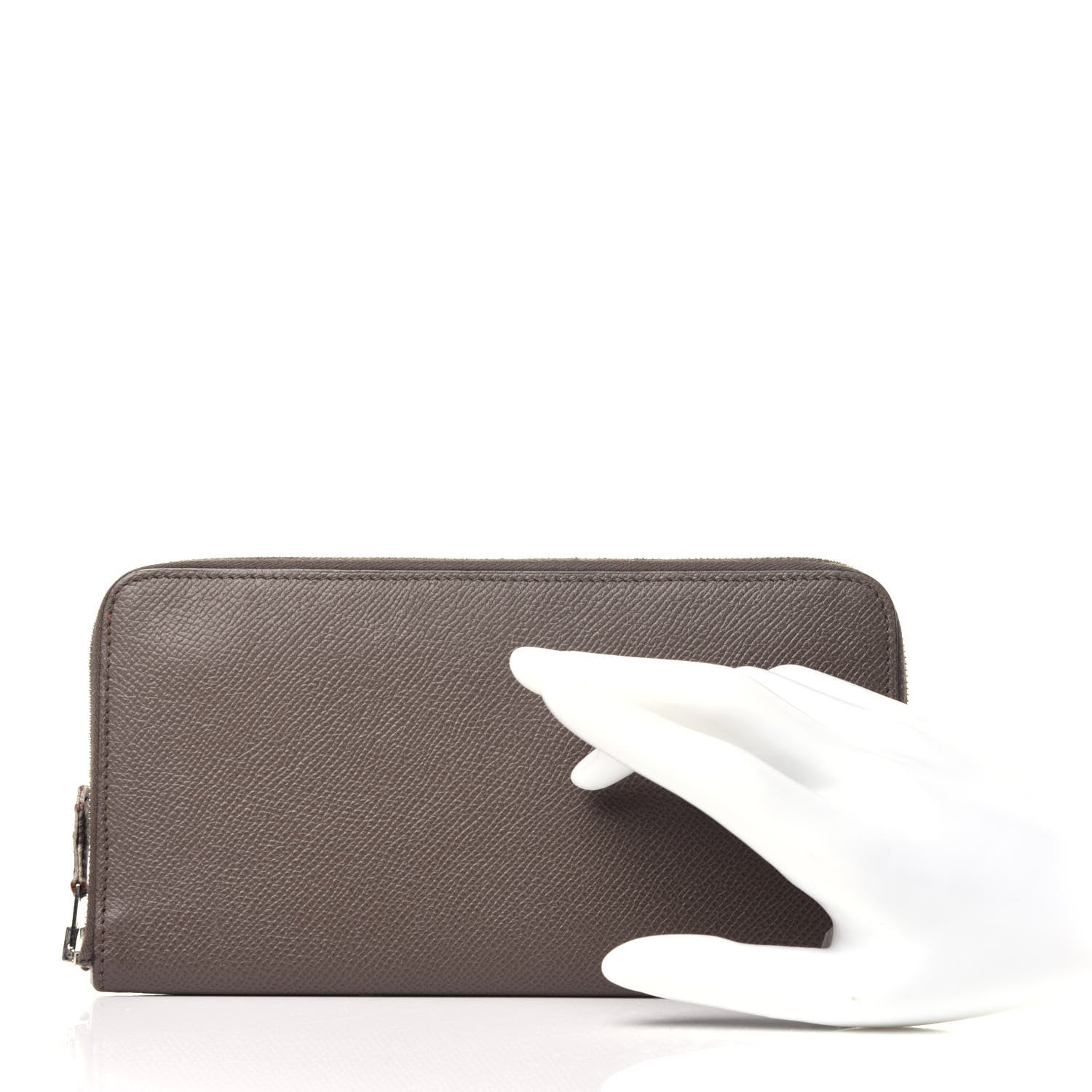 Hermes Epsom Silk'in Wallet Etain 2 of 11